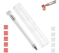 XKrmp Automatic Wax Pen for Diamond Painting - Includes 30Pcs Wax Diamond Art Supplies, Effortless Gem Pickup for Artistic Projects, Ideal for Hobbyists and Artists (C)