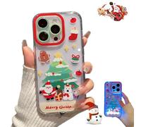 XKrmp Christmas Light-Up Phone Case with Incoming Call LED Flash, Shockproof Protective Cover for iPhone 11 to 17, for Women Men and Kids of All Ages (#2,For IPHONE 15 PROMAX)