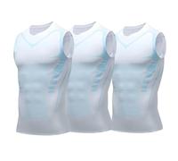 XKrmp Compression Vest for Men - Posture Corrector Tank Top with Sweat Shirt Weight Loss Design, Offering Confidence & Strength (#10)