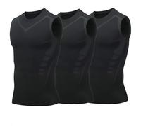 XKrmp Compression Vest for Men - Posture Corrector Tank Top with Sweat Shirt Weight Loss Design, Offering Confidence & Strength (#14)