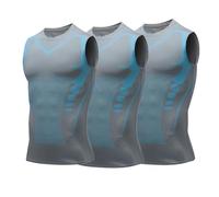 XKrmp Compression Vest for Men - Posture Corrector Tank Top with Sweat Shirt Weight Loss Design, Offering Confidence & Strength (#9)