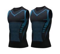 XKrmp Compression Vest for Men - Posture Corrector Tank Top with Sweat Shirt Weight Loss Design, Offering Confidence & Strength (#3)