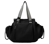 XKrmp Essential Tote Bag with 15 Smart Pockets and Large-Capacity Multifunctional Travel Organizer - Shoulder Bag for Daily Use (D)