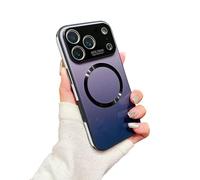 XKrmp Gradient Glass-Gloss Case for iPhone 17 Pro Max, Full Camera Lens Protector, Shockproof Airbag for Ultimate Drop and Scratch Protection (G,For IPHONE 14 PRO MAX)