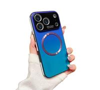 XKrmp Gradient Glass-Gloss Case for iPhone 17 Pro Max, Full Camera Lens Protector, Shockproof Airbag for Ultimate Drop and Scratch Protection (D,For IPHONE 16 PRO)