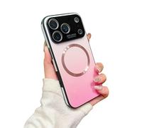 XKrmp Gradient Glass-Gloss Case for iPhone 17 Pro Max, Full Camera Lens Protector, Shockproof Airbag for Ultimate Drop and Scratch Protection (B,For IPHONE 14 PRO MAX)