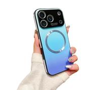 XKrmp Gradient Glass-Gloss Case for iPhone 17 Pro Max, Full Camera Lens Protector, Shockproof Airbag for Ultimate Drop and Scratch Protection (E,For IPhone 17 Air)