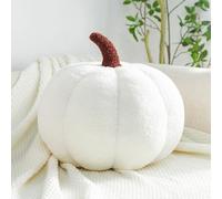 XKrmp Pumpkin Pillows for Couch - Ultra-Plush Halloween & Fall Throw Pillows Decor, 3D Fluffy Jack O Lantern Pillow , Autumn Thanksgiving, Farmhouse Bedroom Decorations (#7,L)