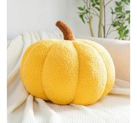 XKrmp Pumpkin Pillows for Couch - Ultra-Plush Halloween & Fall Throw Pillows Decor, 3D Fluffy Jack O Lantern Pillow , Autumn Thanksgiving, Farmhouse Bedroom Decorations (#2,L)