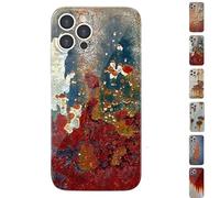 XKrmp Rusty Phone Case, Vintage Rust Look Industrial Iron Phone Case - Shockproof TPU Cover with Glossy Finish, for iPhone 16/15/14/13/12/11 Pro Max (#4,for Iphone 15 pro)