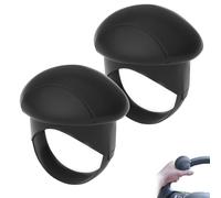 XKrmp Steering Wheel Knob with 360° Rotatable Steering Wheel Spinner Design, Universal Fit for Cars, Trucks, Boats, and Tractors, Anti-Slip Silicone Grip for Effortless Driving (Style#B,2Pcs)