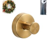 XKrmp Suction Cup Hooks for Door Wreaths, Removable Towel Hooks Hanging 15 Lbs, for Bathrooms, Adhesive-Free Solution for Kitchen, Bedroom, and Glass Surfaces (#2,1Pcs)