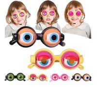 XKrmp Winking Blinking Glasses, Kinetic Crazy Eyes with Adjustable Strap, Funny Prank Prop, Novelty Gag Gifts & Silly Party Favors for Men Women (Mixed# 3)
