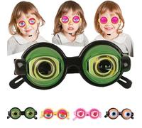 XKrmp Winking Blinking Glasses, Kinetic Crazy Eyes with Adjustable Strap, Funny Prank Prop, Novelty Gag Gifts & Silly Party Favors for Men Women (Green)