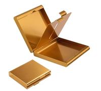 XKSOCT 1 PCS Portasigarette in Pelle PU in Metallo per 20 Sigarette da