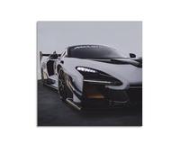 XKUGA Hypercars - Poster su tela, motivo: Senna GTR, super sportivo, stampa artistica da parete, poster decorativo moderno, per camera da letto, 40 x 40 cm
