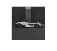 XKUGA Hypercars - Poster su tela, motivo: Senna GTR, super sportivo, stampa su tela, poster decorativo moderno, per camera da letto, per camera da letto, 50 x 50 cm