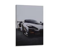 XKUGA Hypercars - Poster su tela, motivo: Senna GTR, super sportivo, stampa su tela, poster decorativo moderno, per camera da letto, per camera da letto, 60 x 90 cm