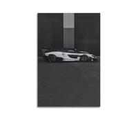 XKUGA Hypercars - Poster su tela, motivo: Senna GTR, super sportivo, stampa su tela, poster decorativo moderno, per camera da letto, per camera da letto, 50 x 75 cm