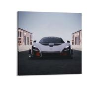 XKUGA Hypercars - Poster su tela, motivo: Senna GTR, super sportivo, stampa su tela, poster decorativo moderno, per camera da letto, per camera da letto, 50 x 50 cm