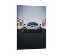 XKUGA Hypercars - Poster su tela, motivo: Senna GTR, super sportivo, stampa su tela, poster decorativo moderno, per camera da letto, per camera da letto, 60 x 90 cm