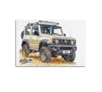 XKUGA JDM - Poster con auto sportiva Jimny, fuoristrada, SUV, viaggi, poster decorativo da parete su tela, poster decorativo moderno, per camera da letto, per camera da letto, 30 x 45 cm