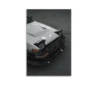 XKUGA JDM Poster con auto sportive AE86 Trueno Racing Drift, poster decorativo da parete su tela, stampa moderna, per camera da letto, per camera da letto, 50 x 75 cm