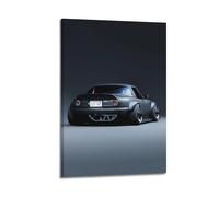 XKUGA JDM - Poster con auto sportive, MX-5 Miata Performance, poster decorativo da parete su tela, stampa artistica su tela, poster decorativo moderno, per camera da letto, 30 x 45 cm