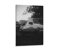 XKUGA JDM Racing Poster AE86 Corolla Levin Sprinter Trueno Drift, poster decorativo da parete su tela, stampa artistica su tela, poster decorativo moderno, per camera da letto, per camera da letto, 40