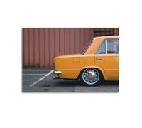 XKUGA Poster con auto russa Vaz-2101 Lada 2101, poster decorativo da parete su tela, poster decorativo moderno per camera da letto, per camera da letto, 50 x 75 cm