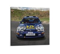XKUGA Poster decorativo da parete con auto da rally WRC, Subaru Impreza, poster decorativo da parete su tela, poster decorativo moderno per la camera da letto, per la camera da letto (30 x 30 cm)