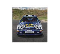 XKUGA Poster decorativo da parete con auto da rally WRC, Subaru Impreza, poster decorativo da parete su tela, poster decorativo moderno per la camera da letto, per la camera da letto (30 x 30 cm)