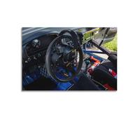 XKUGA Poster decorativo da parete con auto da rally WRC, Subaru Impreza, poster decorativo da parete su tela, poster decorativo moderno per camera da letto, 40 x 60 cm