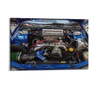 XKUGA Poster decorativo da parete con auto da rally WRC, Subaru Impreza, poster decorativo da parete su tela, poster decorativo moderno per la camera da letto, per la camera da letto (30 x 45 cm)
