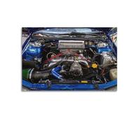 XKUGA Poster decorativo da parete con auto da rally WRC, Subaru Impreza, poster decorativo da parete su tela, poster decorativo moderno per la camera da letto, per la camera da letto (30 x 45 cm)