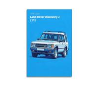 XKUGA Poster decorativo da parete su tela, motivo: auto sportiva e anime, Land Discovery L318, motivo: SUV fuoristrada, poster decorativo moderno, per camera da letto, 50 x 75 cm