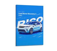 XKUGA Poster decorativo da parete su tela, motivo: auto sportiva e anime, Land Discovery L462, motivo: SUV fuoristrada, poster decorativo moderno, per camera da letto, 50 x 75 cm