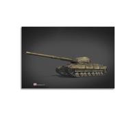 XKUGA Poster vintage FV 214 Conqueror British Heavy Tank Poster decorativo su tela, poster decorativo da parete e stampa artistica moderna per camera da letto e camera da letto (50 x 75 cm)