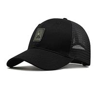 XKUN Cappello Uomo Big Head Man Baseball cap Baseball cap da Uomo Summer Cotton Mesh Trucker Cappello Maschio Cappelli A Snapback di Grandi Dimensioni 56-60 Cm 60-68 Cm-Black,XL 60-68Cm