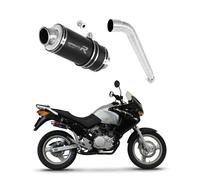 XL 125 V VARADERO 2001 - 2006 Terminale di Scarico GP1 NERO DOMINATOR