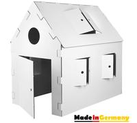 XL 3D Bambini Casa di Cartone Playhouse Colore Casa di Cartone Piccolo Kingpower