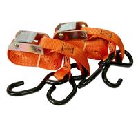 XL Perform Tool 553705 2 Cinghie con Fibbia, Altezza 25 mm, Lunghezza 3 m, 2 Ganci