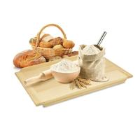 XL Backbrettteigbrett Spianatoia Faggio 70x50 CM Doppio Tagliere