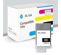 XL-Ink Cartuccia d'inchiostro compatibile per Canon PFI-107 BK Black Premium 130 ml