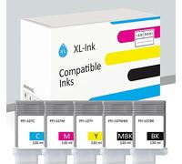 XL-Ink Compatibile for Canon PFI 107 (MBK/BK/C/M/Y) - 5 pack