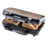 XL macchina per sandwich tostapane con rivestimento antiaderente per 2 sandwich