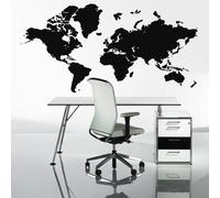 XL Mondo Mappa Adesivi da Parete Globo Grafica Vinile Arte Camera Letto Deco