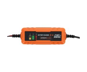 XL Perform Tools Caricabatterie 2 Ruote Tosaerba 6V/12V 1A - Intelligente Automatico - Batterie 4-30Ah - Mantenimento Carica Compatto