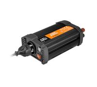 XL Perform Tools Convertitore Tensione 12V 230V 300W - Collegamento Accendisigari Batteria - 2 USB - Inverter Auto Sicuro