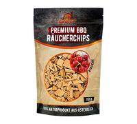 XL Premium BBQ - Carbonella/trucioli per affumicatura per un aroma particolare, produce molto fumo, 100% legno naturale per un gusto unico, 3 x 750 g (mela, faggio, ciliegia)